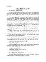 Chương 14: HÔ HẤP TẾ BÀO pdf