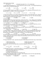 Đề thi thử tốt nghiệp môn vật lý_THPT HOÀNG HOA THÁM potx