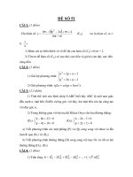 Đề thi tốt nghiệp THPT môn toán_Đề số 51 doc