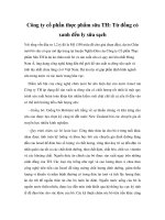 Công ty cổ phần thực phẩm sữa TH: Từ đồng cỏ xanh đến ly sữa sạch docx