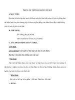 VIẾT BÀI LÀM VĂN SỐ 2 pdf