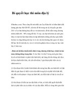 Bí quyết học thi môn địa lý ppt