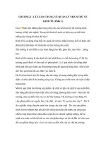 CHƯƠNG I : LÝ LUẬN CHUNG VỀ QUẢN LÝ NHÀ NƯỚC VỀ KINH TẾ (Phần 1) docx