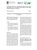 Báo cáo nghiên cứu nông nghiệp 