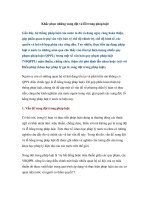 Khắc phục những xung đột và lỗi trong pháp luật pot