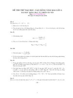 ĐỀ THI THỬ CAO ĐẲNG, ĐẠI HỌC 2012 LẦN 3 TRƯỜNG ĐH KHTN HÀ NỘI MÔN TOÁN pdf