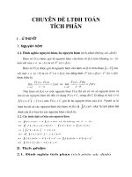 CHUYÊN ĐỀ LTĐH TOÁN TÍCH PHÂN potx