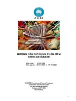 HƯỚNG DẪN SỬ DỤNG PHẦN MỀM SEED DATABASE pdf