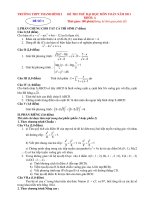 ĐỀ THI THỬ ĐẠI HỌC MÔN TOÁN NĂM 2011 KHỐI: A TRƯỜNG THPT THANH BÌNH 2 ĐỀ SỐ 3 pot