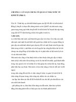 CHƯƠNG I : LÝ LUẬN CHUNG VỀ QUẢN LÝ NHÀ NƯỚC VỀ KINH TẾ (Phần 5) pdf