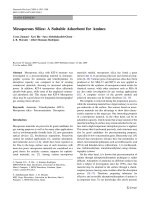 Báo cáo hóa học: 