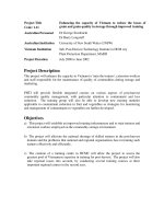 Báo cáo nghiên cứu nông nghiệp 