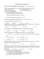 ĐỀ THI THỬ TỐT NGHIỆP SỐ 02 docx