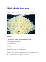 Xôi vò tơi mềm thơm ngon doc