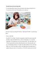 Bí quyết làm bài thi môn năng khiếu pot