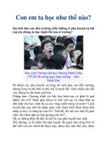 Con em ta học như thế nào? doc