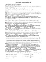 ĐỀ THI THỬ TỐT NGHIỆP SỐ 30 doc