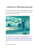 Luyện tâm trí: Hình dung tưởng tượng pptx