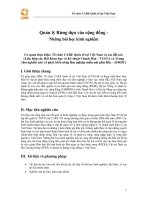 Báo cáo nghiên cứu nông nghiệp 