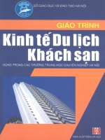 Giáo trình kinh tế du lịch khách sạn part 1 pot