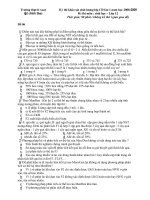 Tuyển tập đề thi thử đại học môn sinh năm 2009_THTP Lê Xoay_Đề 06 doc