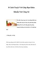 8 Cách Tuyệt Vời Giúp Bạn Khỏe Khoắn Nơi Công Sở ppt