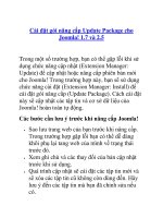 Cài đặt gói nâng cấp Update Package cho Joomla! 1.7 và 2.5 pdf