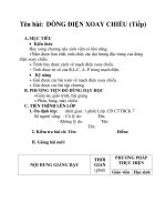 Tên bài: DÒNG ĐIỆN XOAY CHIỀU (Tiếp) docx