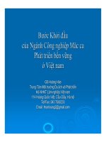 Báo cáo nghiên cứu nông nghiệp 