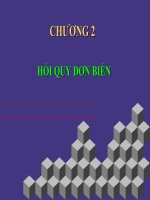 MÔN HỌC KINH TẾ LƯỢNG - CHƯƠNG 2 pdf