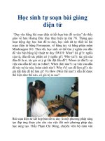 Học sinh tự soạn bài giảng điện tử doc