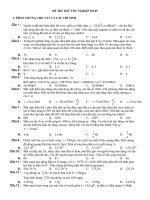 ĐỀ THI THỬ TỐT NGHIỆP SỐ 09 pot