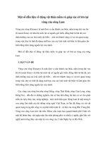 Một số dẫn liệu về động vật thân mềm và giáp xác cỡ lớn tại vùng cửa sông Lam doc