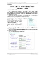 Chương 4: Thiết lập các thông số sử dụng Internet 1260-P53 docx