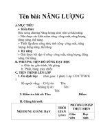 Tên bài: NĂNG LƯỢNG potx