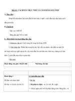 Tiết 19 : CÁCH DẪN TRỰC TIẾP VÀ CÁCH DẪN GIÁN TIẾP potx