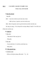 CÁC BƯỚC LÀM BÀI VĂN BIỂU CẢM VỀ SỰ VẬT, CON NGƯỜI docx