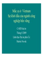 Báo cáo nghiên cứu nông nghiệp 