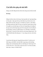 Các kiểu béo phụ nữ nên biết pot