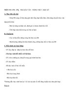 TRẢ BÀI VĂN - TIẾNG VIỆT - HỌC KỲ doc