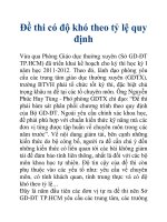 Đề thi có độ khó theo tỷ lệ quy định pdf