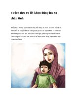 6 cách đưa ra lời khen đúng lúc và chân tình pdf