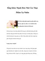 Sống Khỏe Mạnh Hơn Nhờ Các Thực Phẩm Tự Nhiên potx