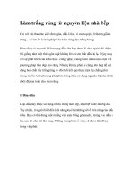 Làm trắng răng từ nguyên liệu nhà bếp potx