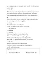 Bài 8: CHUYỂN ĐỘNG TRÒN ĐỀU- TỐC ĐỘ DÀI VÀ TỐC ĐỘ GÓC pdf