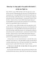 Báo cáo nghiên cứu khoa học 