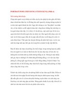 PORTRAIT POSE (CHÂN DUNG CÓ DÀN DỰNG) (Phần 4) ppt