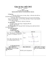 - CÁC GÓC TẠO BỞI MỘT ĐƯỜNG THẲNG CẮT HAI ĐƯỜNG THẲNG doc