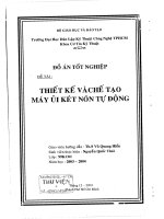 Thiết kế và chế tạo máy ủi két nón tự động