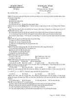 Đề thi thử tốt nghiệp môn vật lý_THPT Phan Đăng Lưu potx